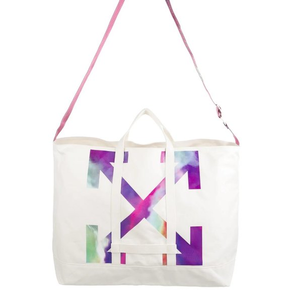 NWT Off-White Virgil Abloh JK_Trippy Rainbow Tote - Picture 2 of 16
